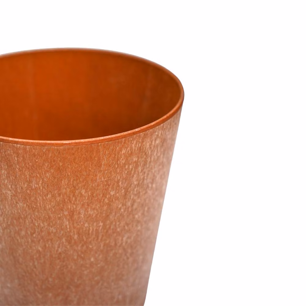 Ivyline Pula Round Tabletop Planter Tub in Bronze and Brown, H: 25 cm, D: 24 cm – 3