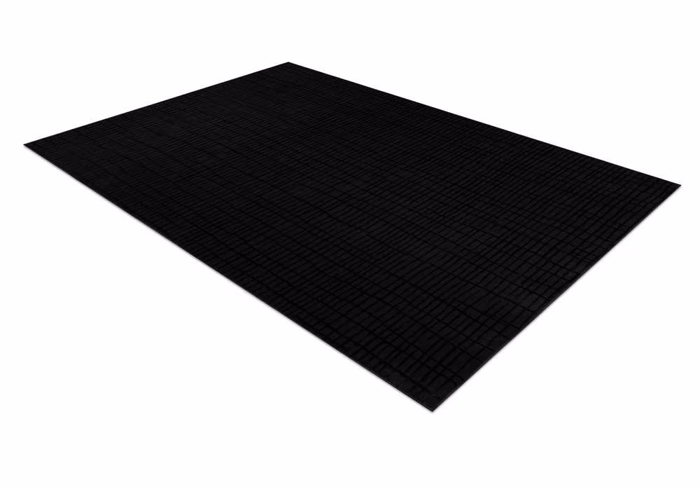 RugsX Aura Geometric Black Polyester Rug, W: 160 cm, D: 220 cm – 3