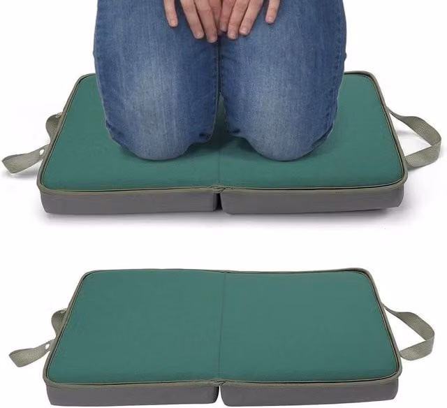 SPETLEK Portable Memory Foam Kneeler Mat Cushion Pad in Green – 1