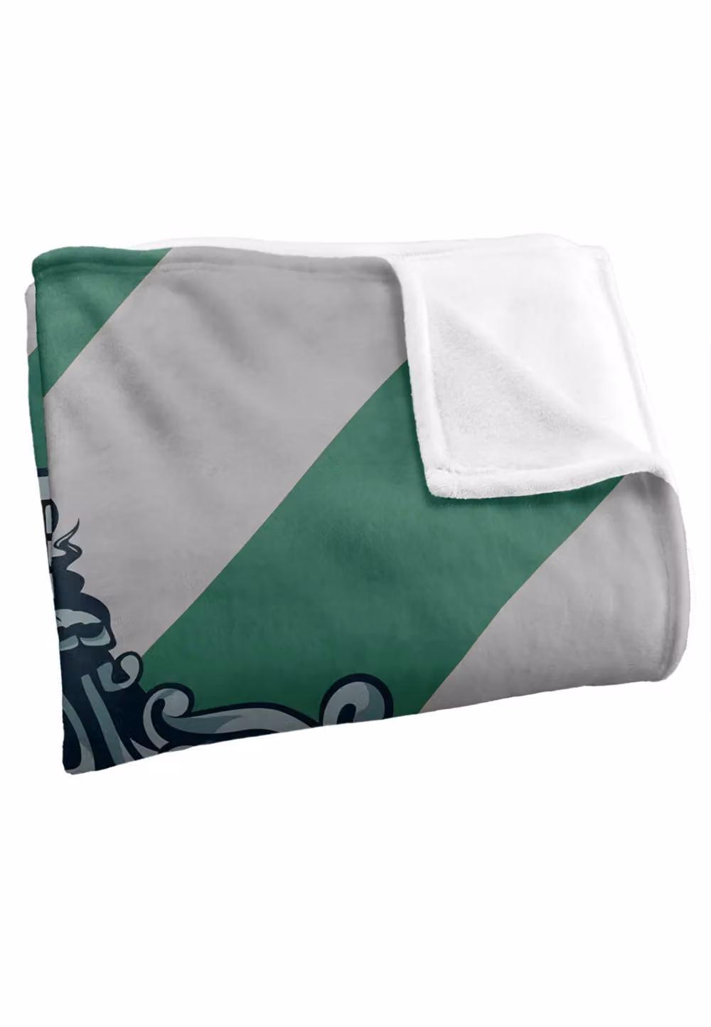 Warner Brothers Harry Potter Slytherin Crest Fleece Blanket, White, W/D: 152 x 127 cm – 3