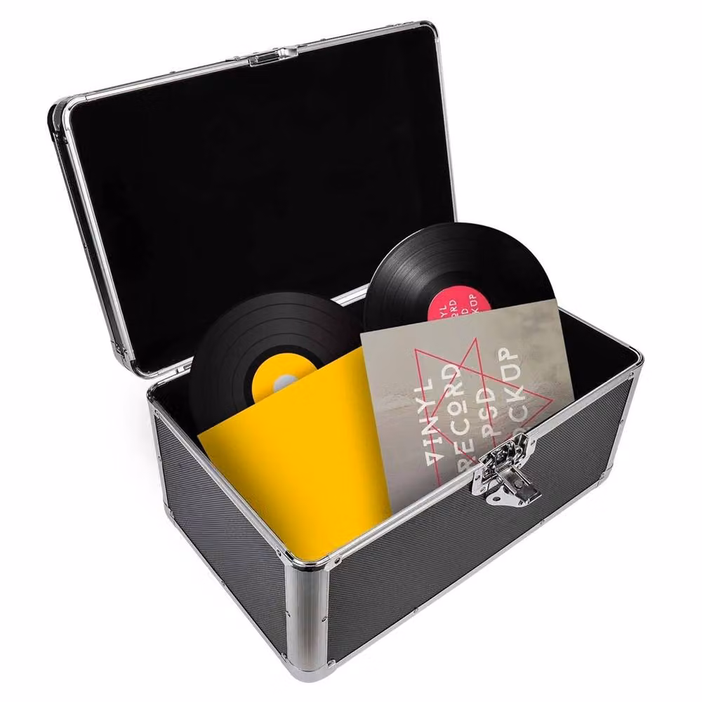 SPETLEK Black 7 Inch Singles Vinyl Record Storage Carry Case – 4