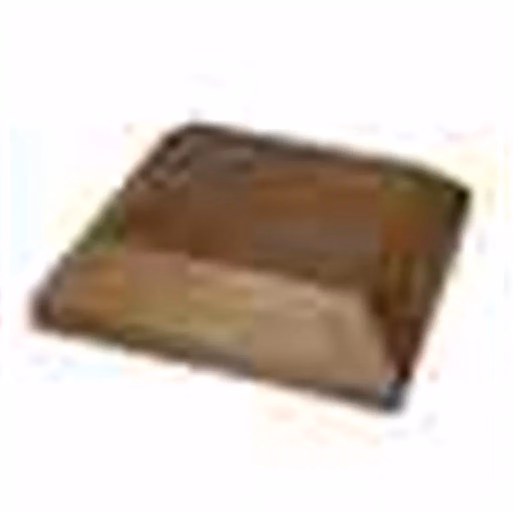 Cheshire Pack of 3 Brown Square Post Fence Caps in Natural Wood – 2