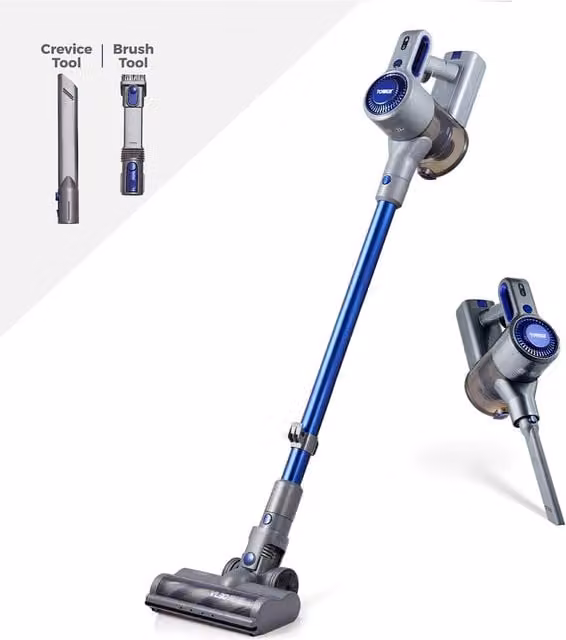 Tower VL30 Plus 22.2V Cordless 3-in-1 Bagless DC Vacuum Cleaner with HEPA Filter, Grey and Multicolour