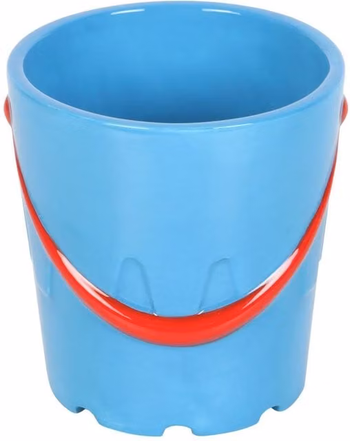 Something Different Blue Ceramic Bucket Mug and Spoon Set