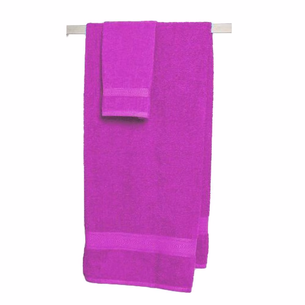 Jassz Fuchsia Plain Beach Bath Sheet Towel, 350 GSM, W: 100 cm, L: 180 cm – 2
