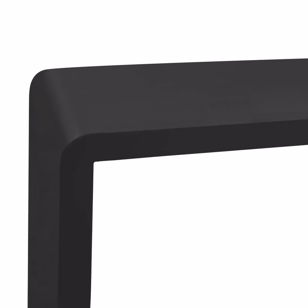 Berkfield Home Set of 3 Black MDF Wall Mounted Cube Shelves – 9