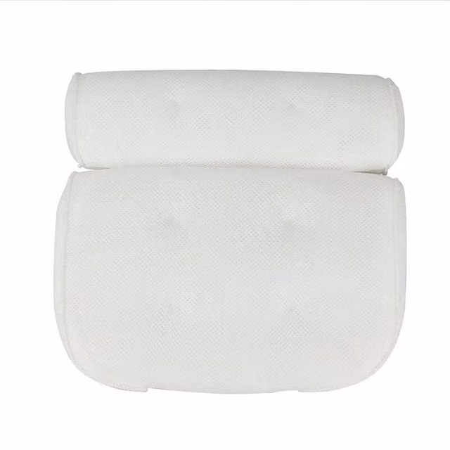 NESTLUNE Luxury Waterproof Anti-Slip Bath Pillow in White – 1