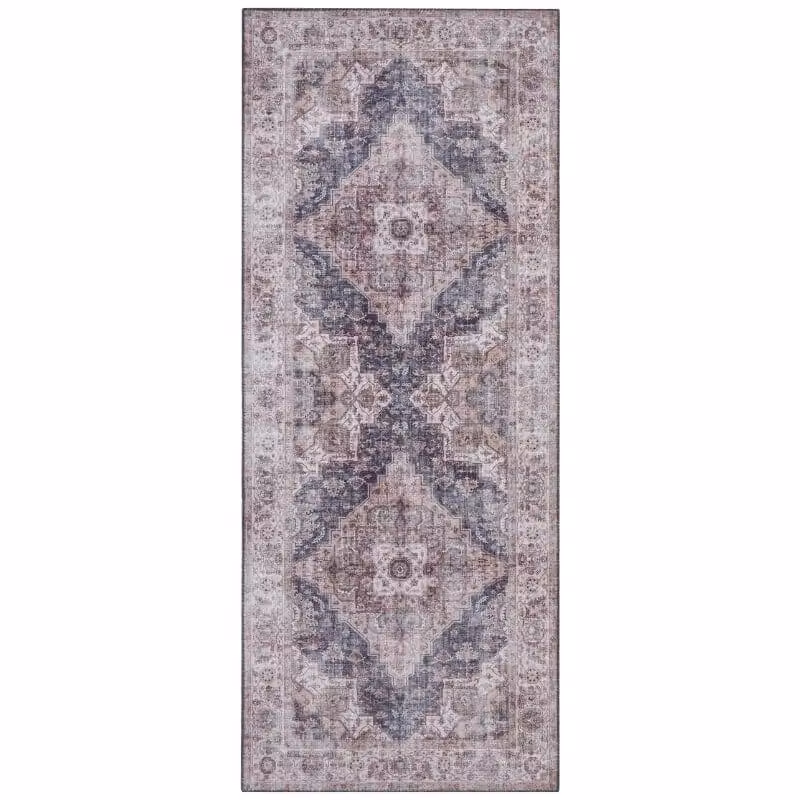 THE RUGS Palma Reversible Indoor Outdoor Herringbone Rug in Grey and Multicolour, W: 80 cm, L: 150 cm – 2