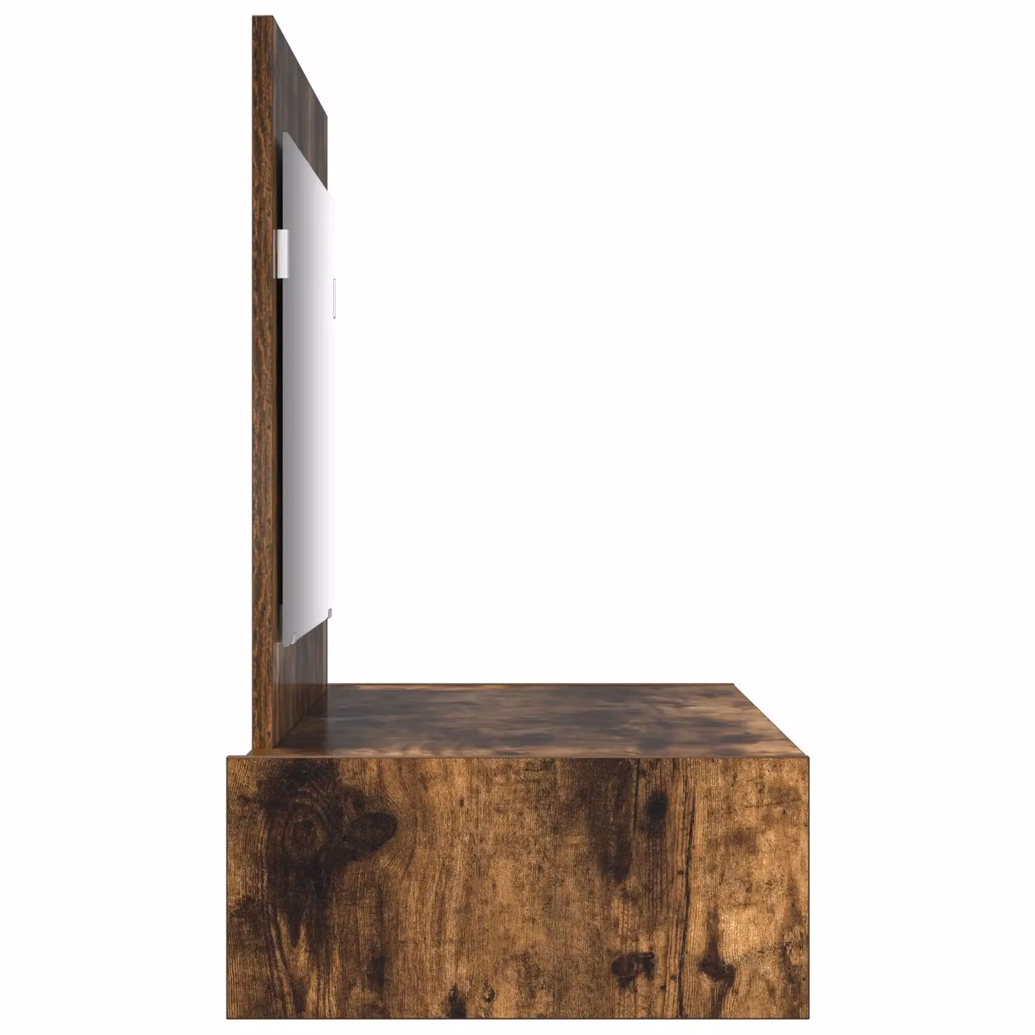 Berkfield Home Wall Hanging Dressing Table in Smoked Oak Brown, W/D/H: 100 x 40 x 70 cm – 3