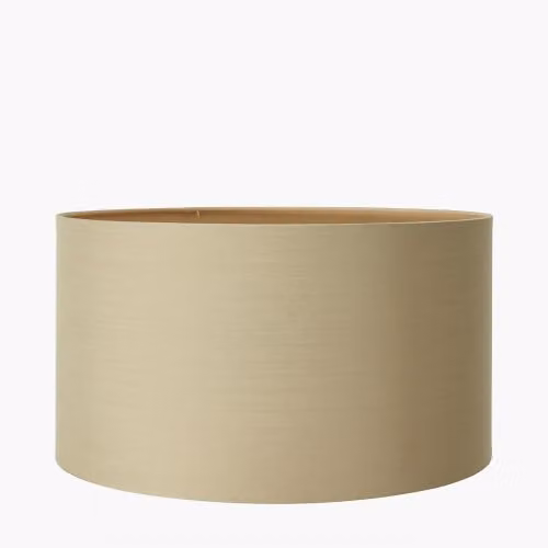 Pacific Lifestyle Modern Cylinder Fabric Lampshade in Taupe, Grey and Beige, Diameter: 35 cm – 2