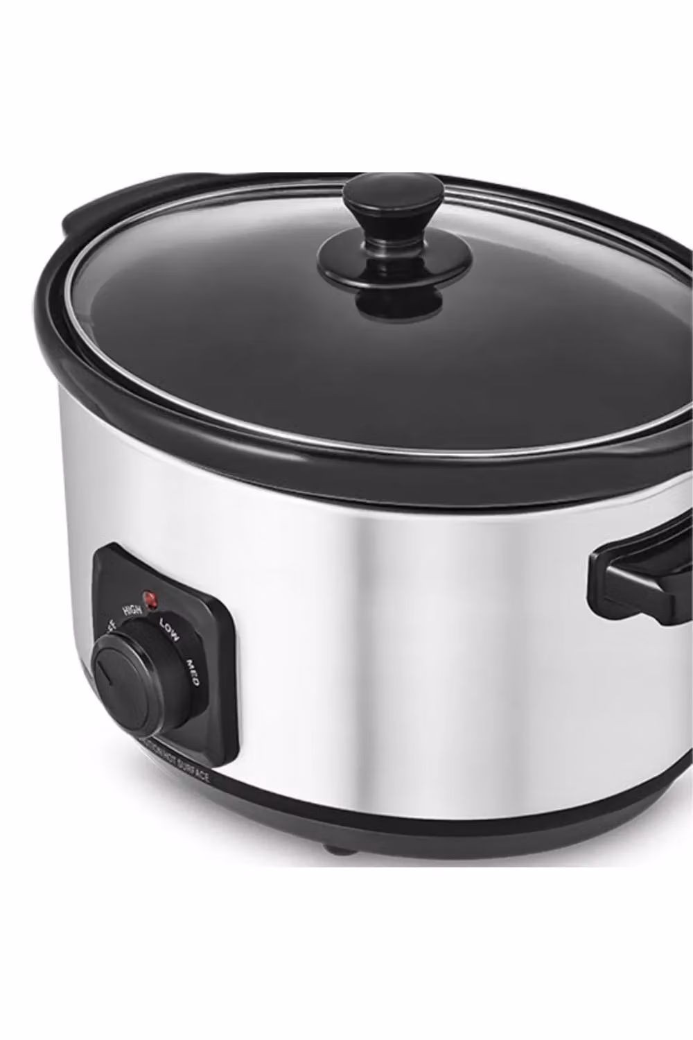 Morphy Richards 6.5L Slow Cooker in Silver with Ceramic Pot and Stainless Steel Finish – 9