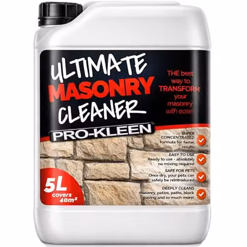 ProKleen Ultimate Masonry Cleaner 5L Concentrated Formula in Clear – 6