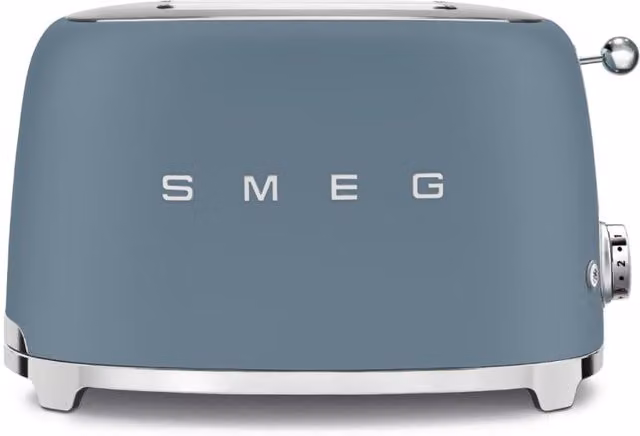 Smeg 50s Style 2 Slice Metal Toaster in Matte Blue – 1