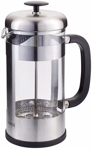 Judge Silver Glass Cafetiere, 1L – 1