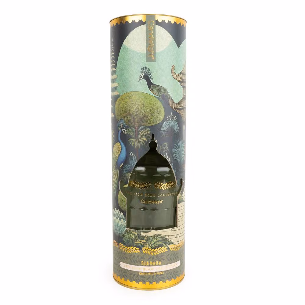 Madison & Mayfair Bukhara Groves of Cosrica Reed Diffuser, 1 l, Green and Gold – 2