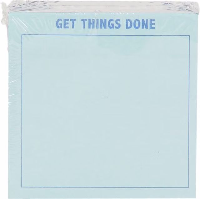 idoodle Essentials Blank Multicolour Sticky Note Block