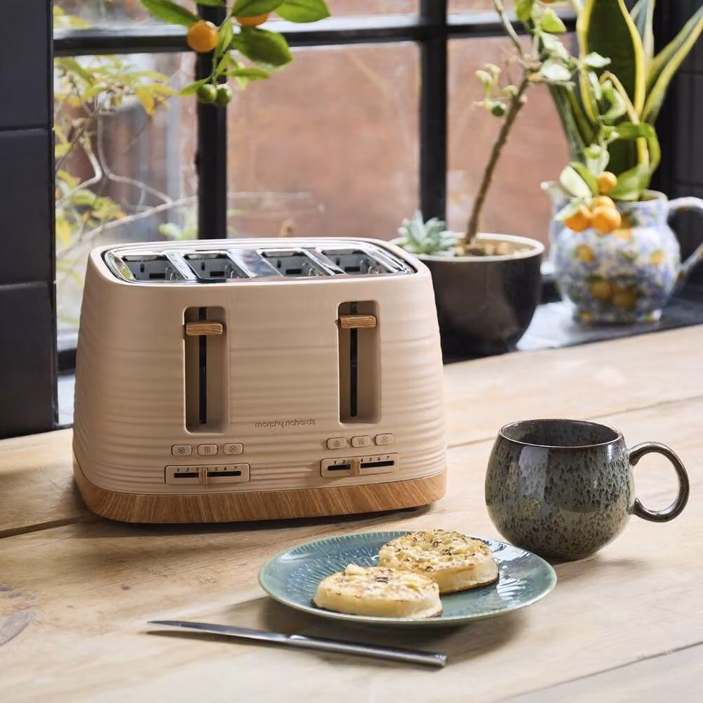 Morphy Richards Clay 4 Slice Ceramic Toaster in Beige – 7