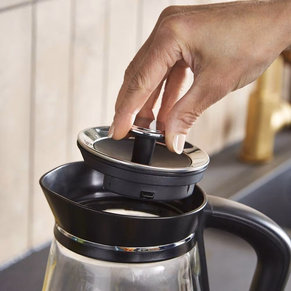 Morphy Richards Glass Jug Kettle, 1.7 l, Transparent with Blue Light Indicator – 11