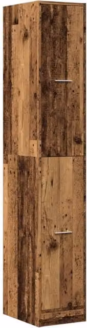 Berkfield Home Elegant Apothecary Cabinet in Old Wood Brown, W/D/H: 30 x 41 x 174.5 cm – 1