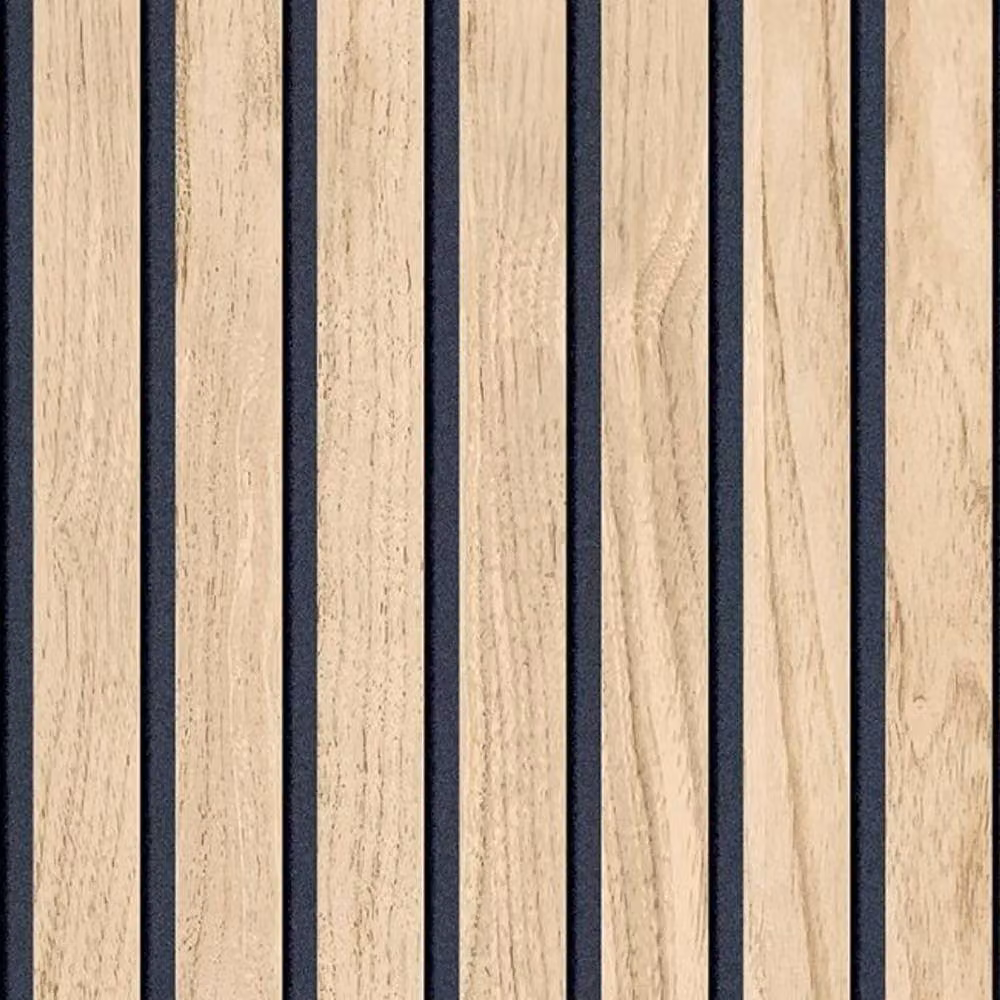 Belgravia Panacea Wood Slats Wallpaper in Beige and Brown – 2