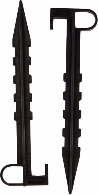 My Garden Black Plastic Plant Support Pegs, Pack of 10