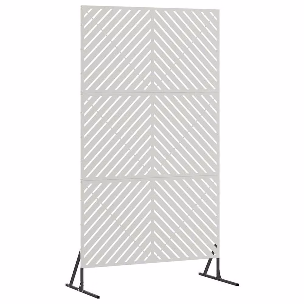Berkfield Home Silver Stainless Steel Privacy Screen, W: 100 cm, D: 50 cm, H: 180 cm – 3