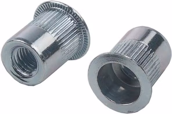 JRP Riveting Products M8 x 17.5 mm Steel Rivet Nuts in Silver