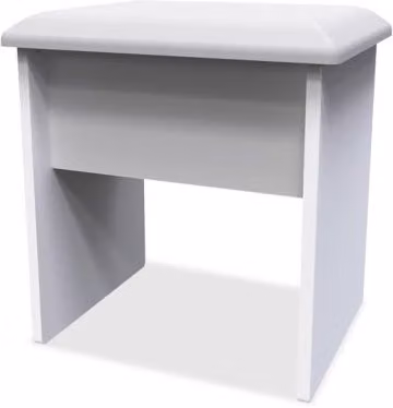 Welcome Furniture Padstow Dressing Table Stool in White