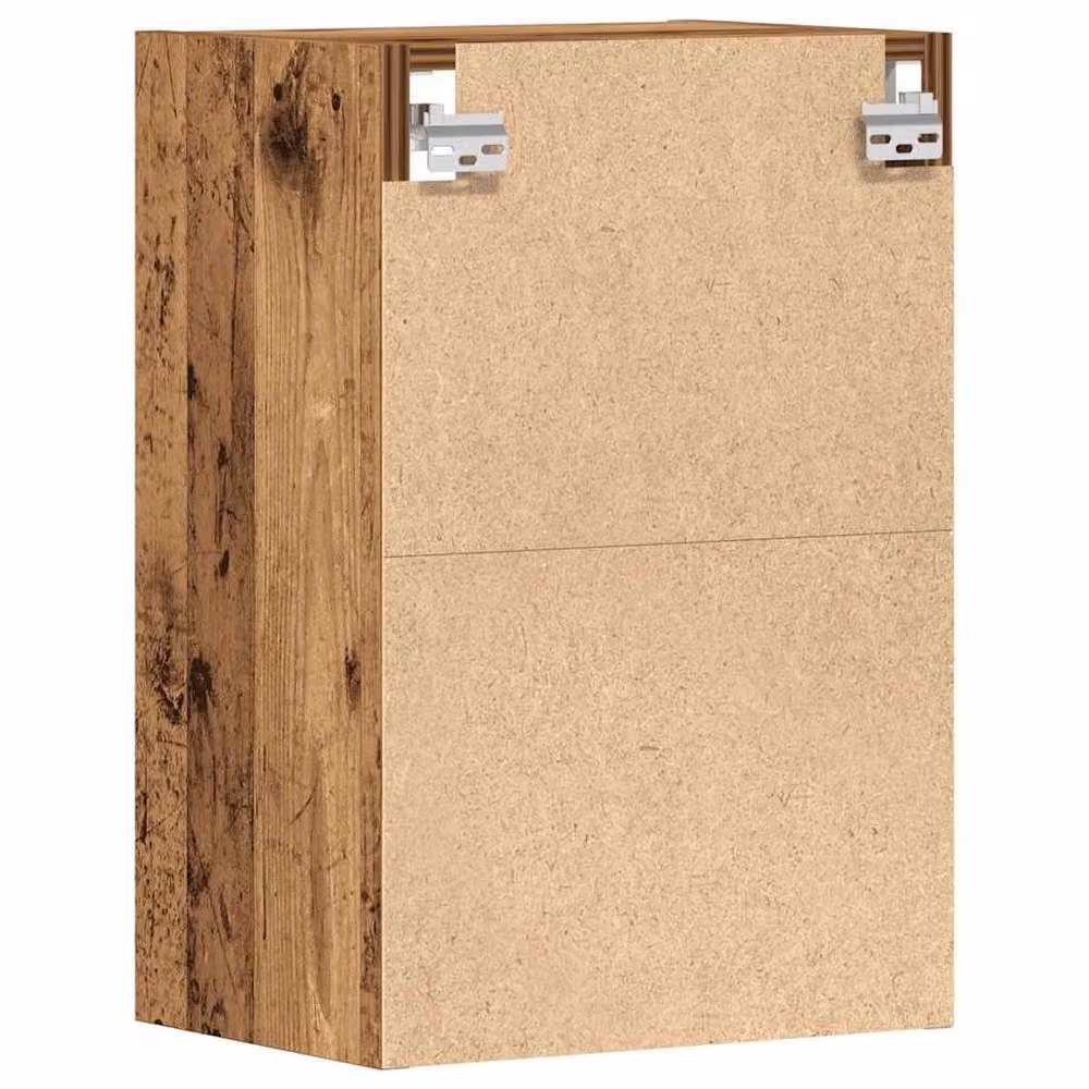 Berkfield Home Hanging Kitchen Cabinet in Brown Old Wood, W/D/H: 40 x 29.5 x 60 cm – 5