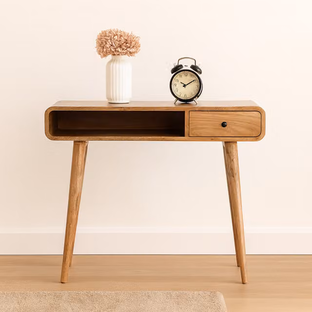 Artisan Furniture Mango Wood Writing Desk in Brown