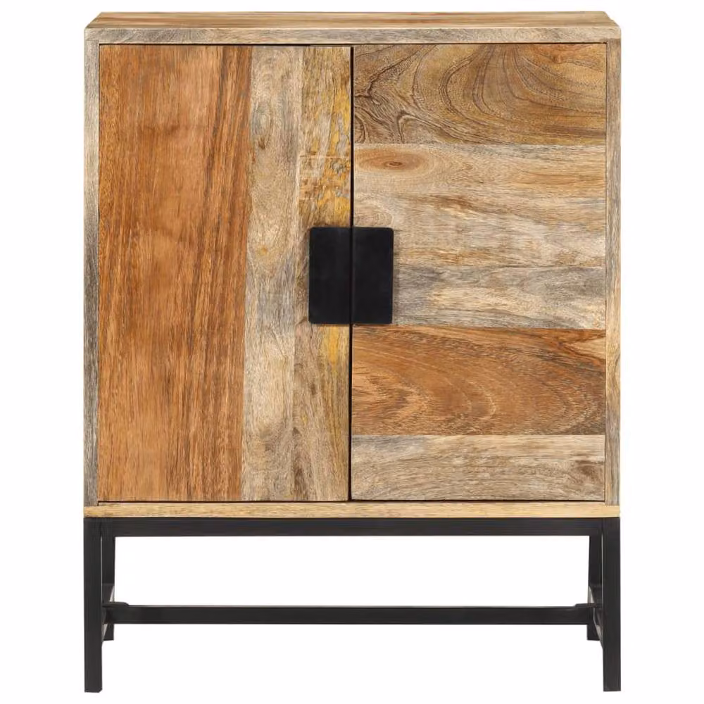 Berkfield Home Vintage Mango Wood Sideboard in Brown, W/D/H: 60 x 35 x 75 cm – 3