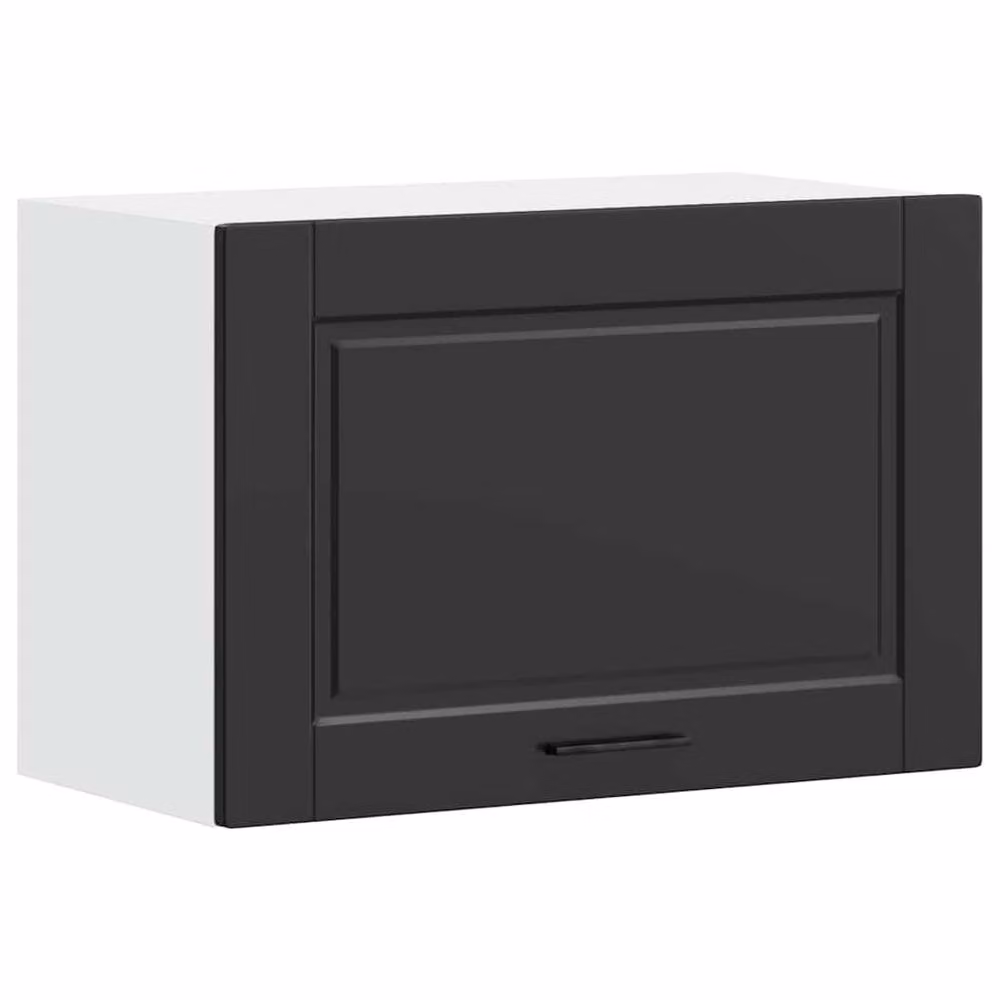 Berkfield Home Porto Black Wall Mounted Kitchen Cabinet with Hinged Doors and Internal Shelves – 2
