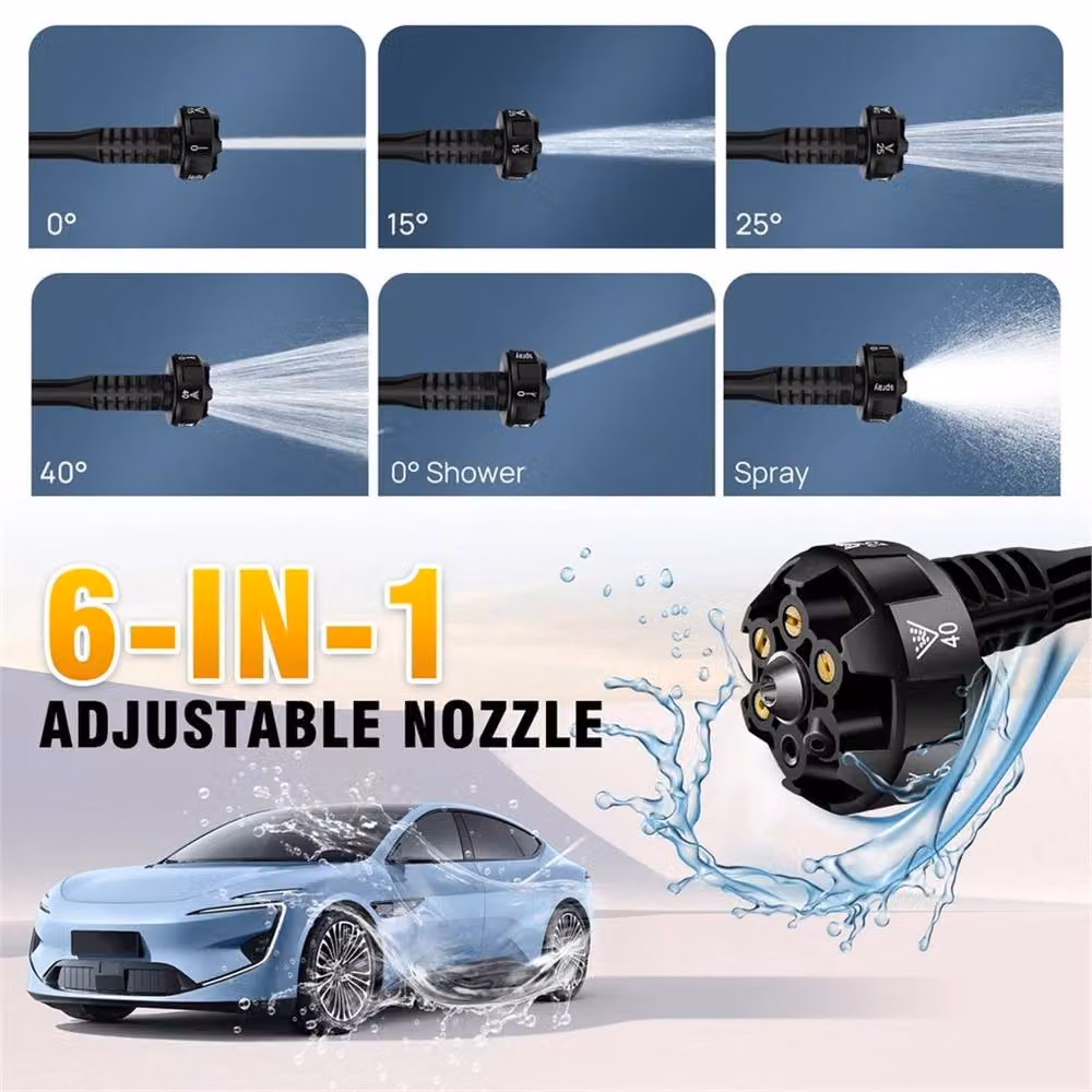 SPETLEK Portable High Pressure Car Washer in Black – 2