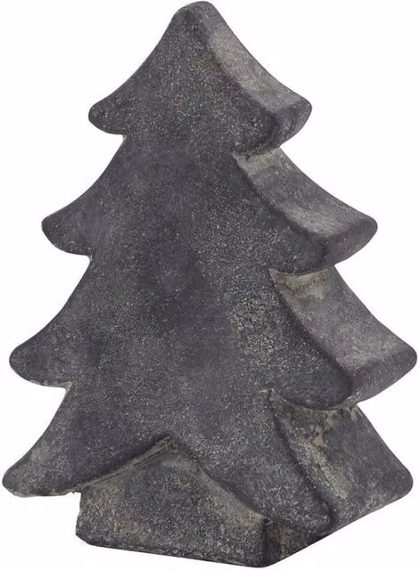 Lemon Pavilion Amalfi Small Ceramic Christmas Tree in Grey, W12 x D1 x H17 cm
