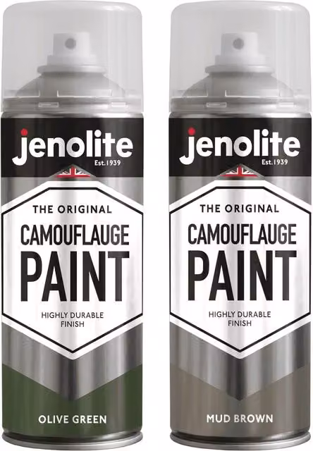 Jenolite Camouflage Matt Paint in Green, 2.0 l