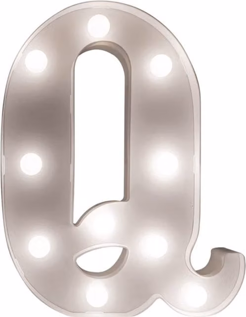Computerstar 3D LED Battery Operated Light Up Letters and Numbers in White