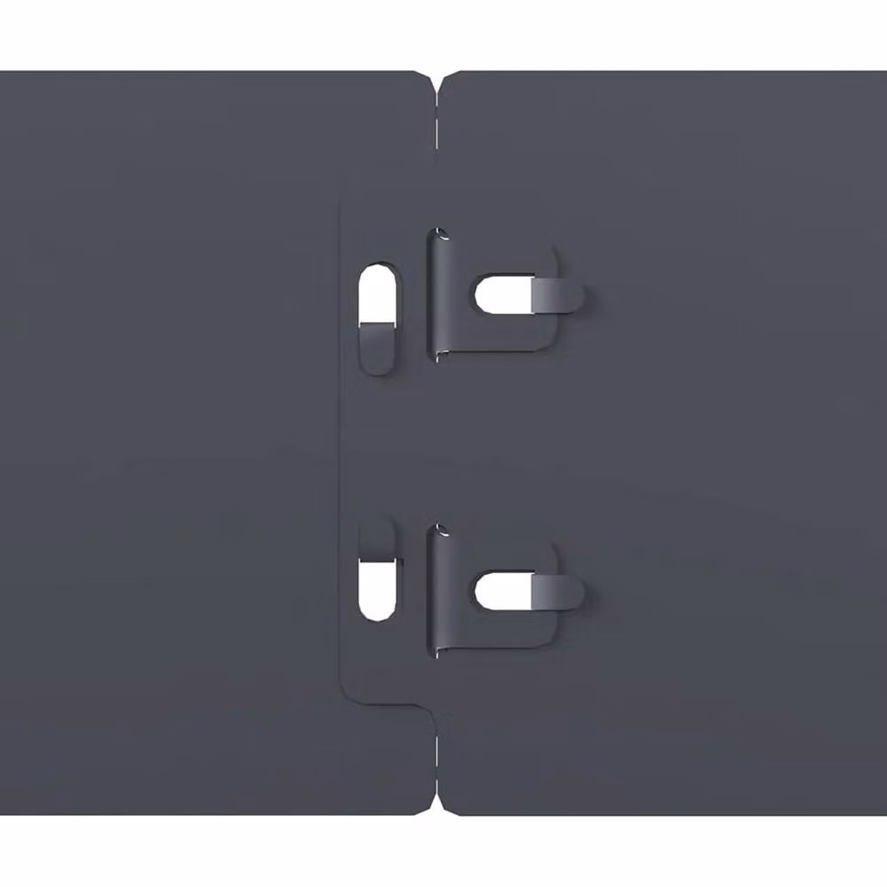 Berkfield Home Lawn Edgings, 10 Pieces, Anthracite, Cold-rolled Steel, H x W: 10 x 103 cm – 4