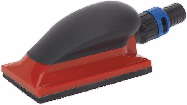 Loops Dust Free Sanding Block Red Hook and Loop Foam Pad W: 120 mm, D: 70 mm, H: 20 mm