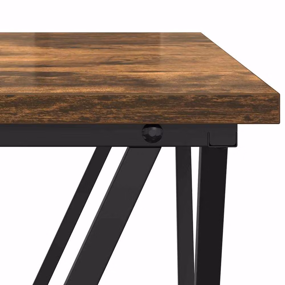 Berkfield Home 2 Piece Smoked Oak Side Table Set in Brown – 5