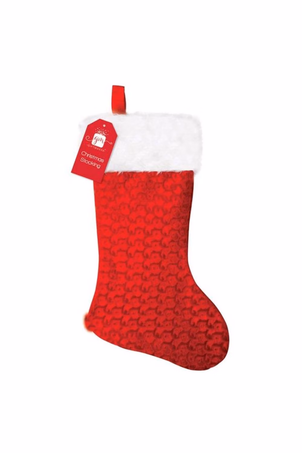 KDMD Royal Velvet Christmas Hanging Stockings, 5 Pack, Red – 2