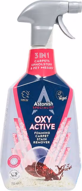 Astonish Premium Carpet Upholstery Cleaner, Multicolour, 750ml