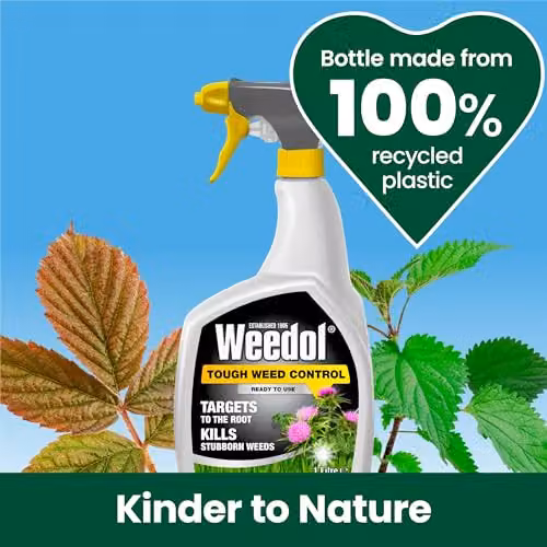 Weedol Tough Weedkiller Ready to Use Lawn Weed Control, 1 l – 4