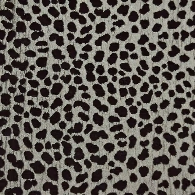 Terrys Serengeti Fabric in Silver, Black and Grey