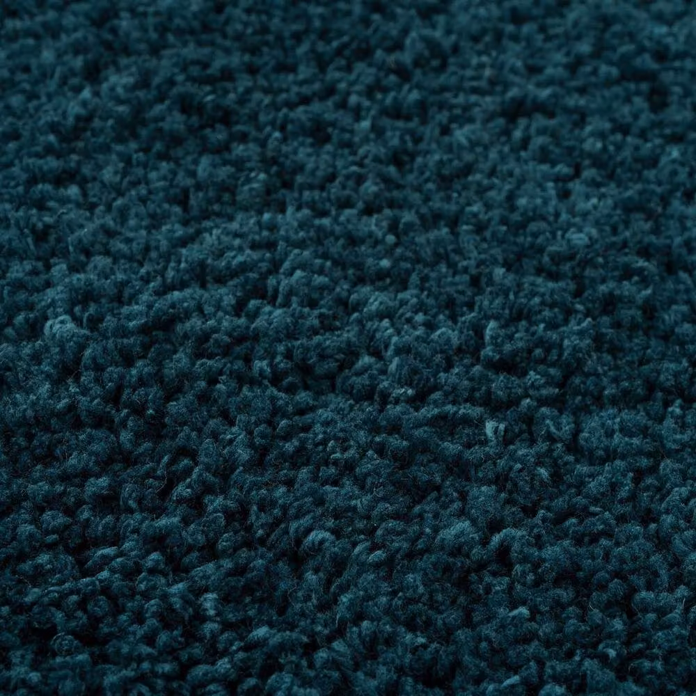 Kukoon Petrol Blue Modern Shaggy Premium Rug, Washable and Non-Slip, W: 120 cm, D: 170 cm – 5