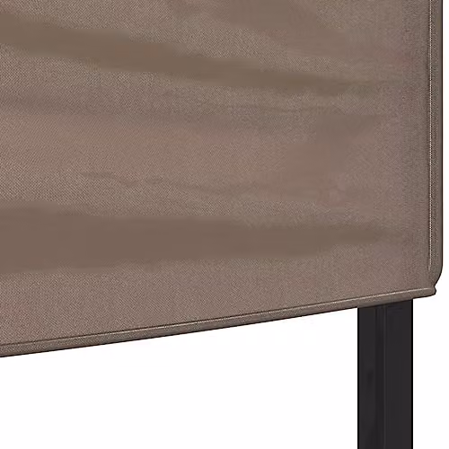 vidaXL Folding Party Tent in Beige, W: 6 m, D: 3 m, H: 2.45 m – 3