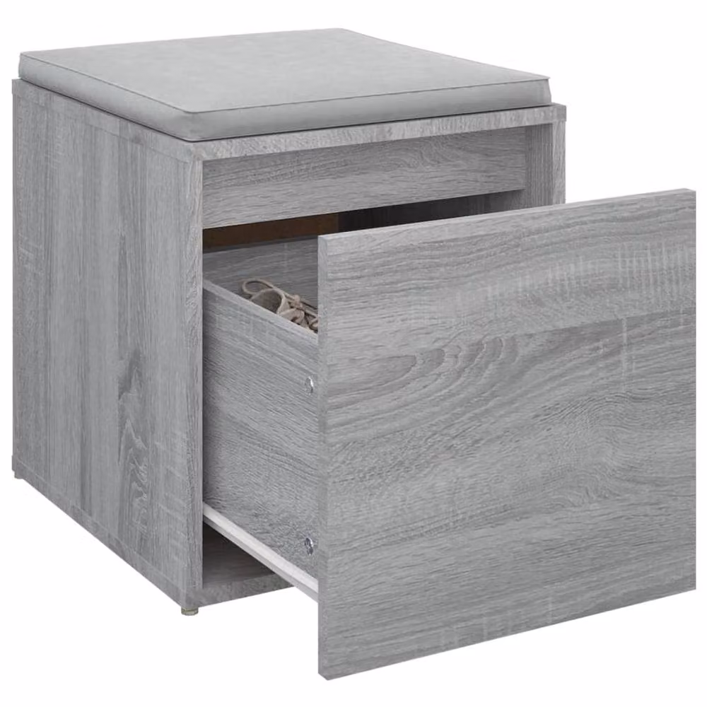 Berkfield Home Stylish Box Drawer in Grey Sonoma, W/D/H: 40.5 x 40 x 40 cm – 2