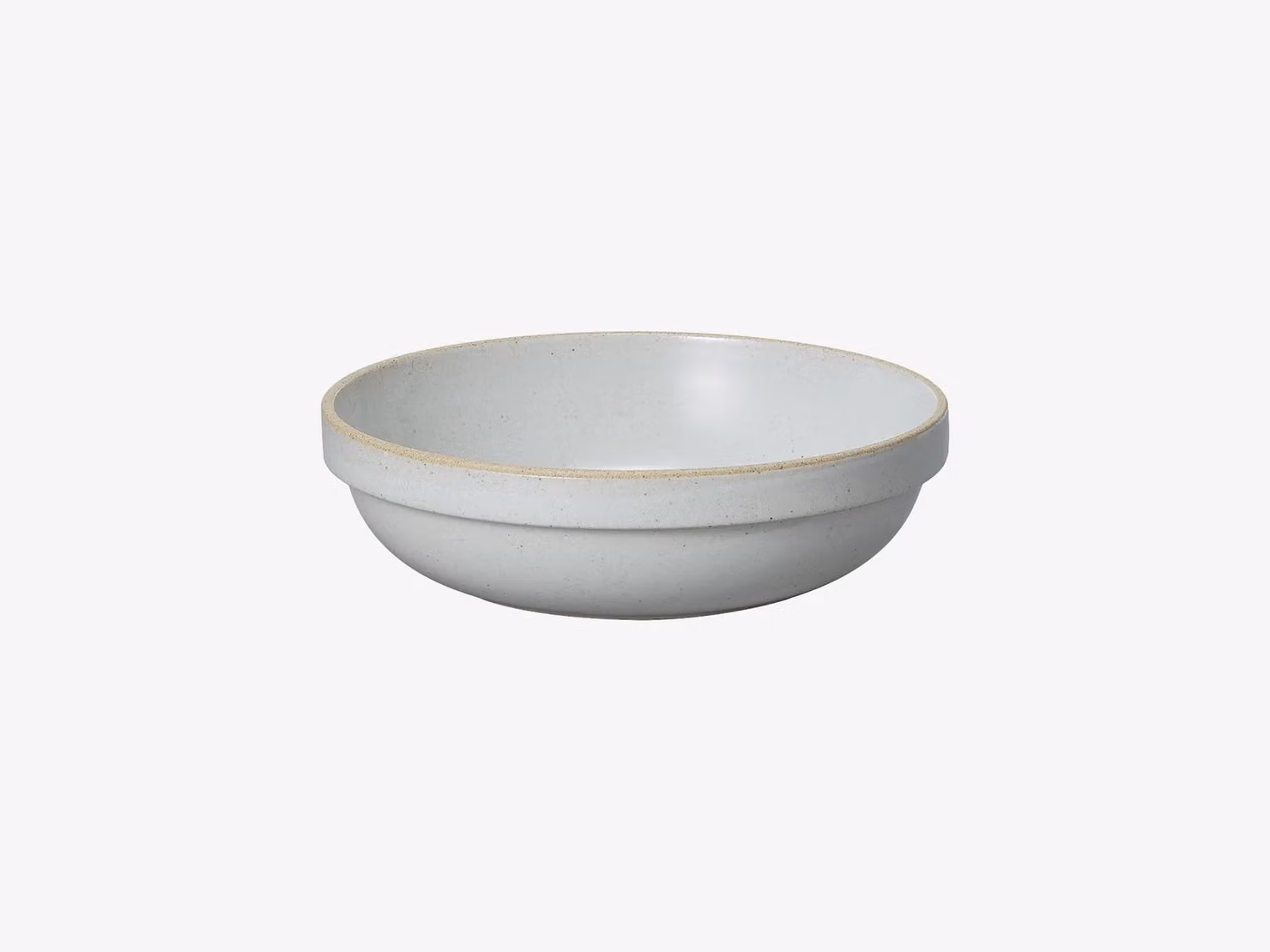 Hasami Porcelain Grey Gloss Round Cereal Bowl, Diameter: 18.5 cm