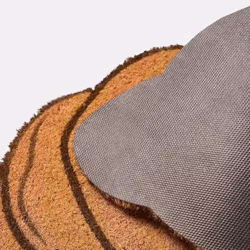 OHS Bow Croissant Shaped Coir Doormat, Natural, W: 75 cm, D: 45 cm – 3