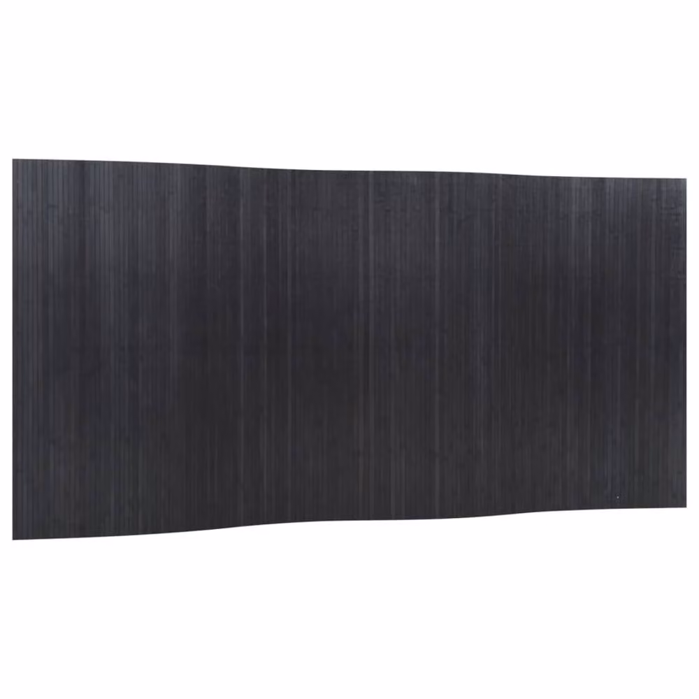 Berkfield Home Bamboo Room Divider in Dark Grey, H 165 cm x W 400 cm x D 40 cm – 3
