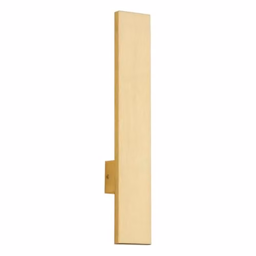 Argon Freemont Integrated LED Wall Lamp in Brushed Brass with 3000K Warm White Light
